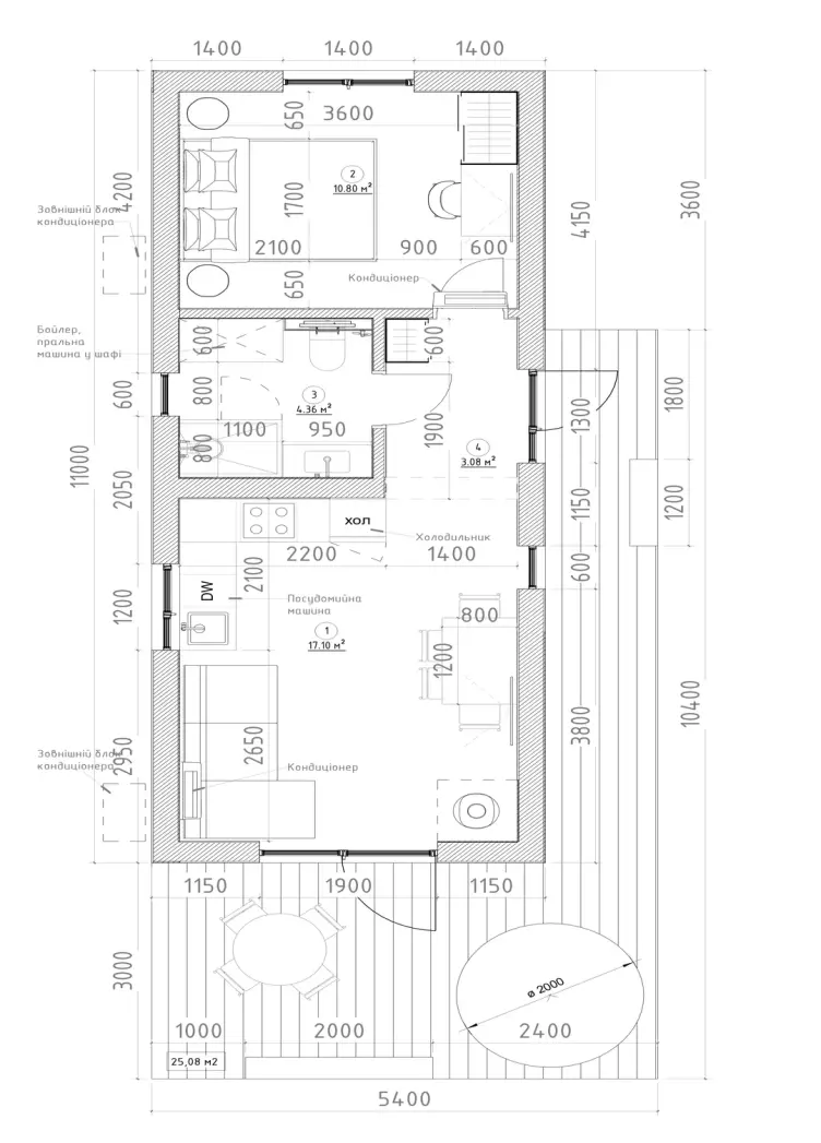 Дом для проживания F46_1_plan