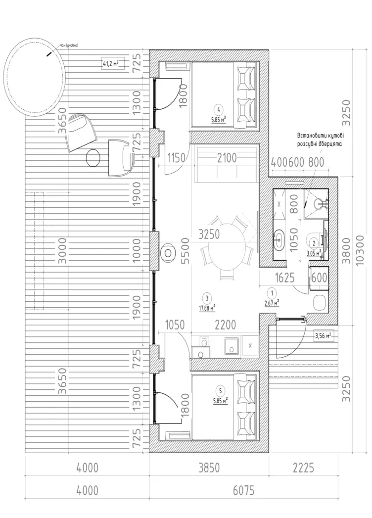 Будинок для відпочинку F48_1_plan